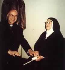Sr. Lucia with Cardinal Bertone