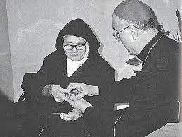 Sr. Lucia with Cardinal Bertone